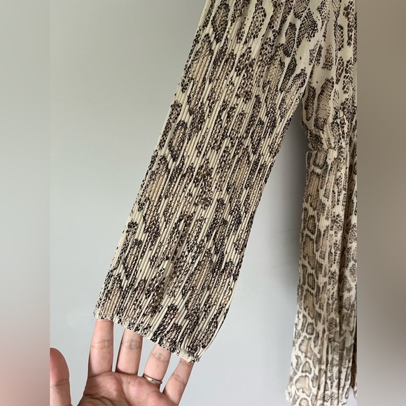 Current Air Leopard Print Necktie Dress - Picture 5 of 8